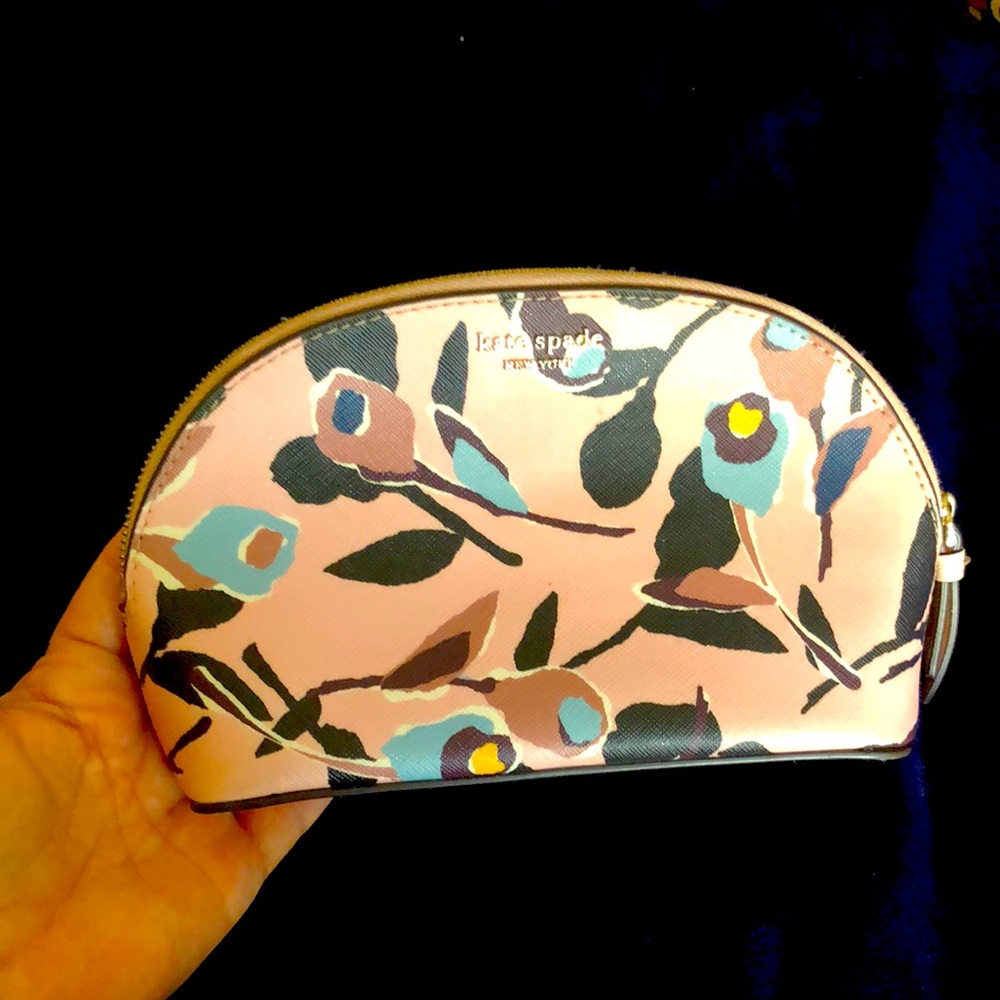 Kate Spade Pink Floral Cosmetic Women's Bag